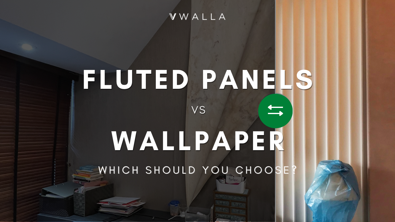 Fluted Panels vs Wallpaper