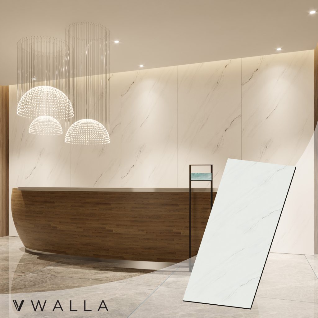 Volakas faux marble panel