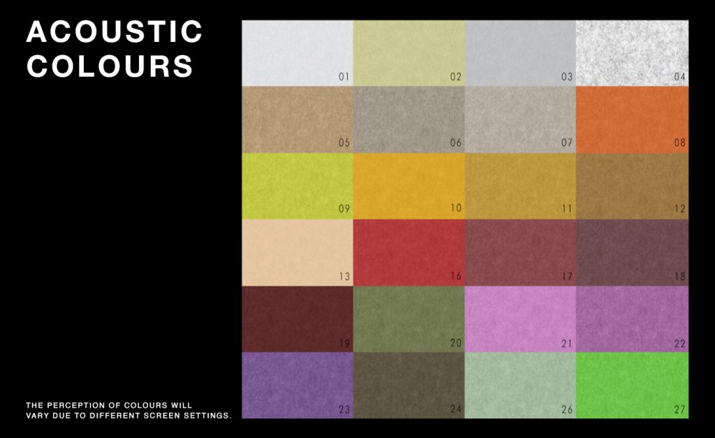 Acoustic Colours palette 2