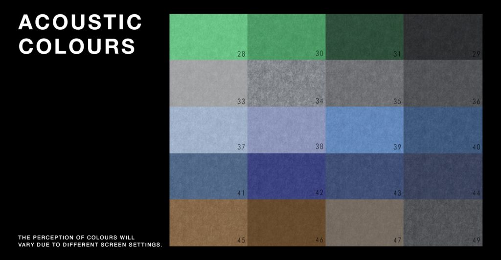 Acoustic Colours palette 3