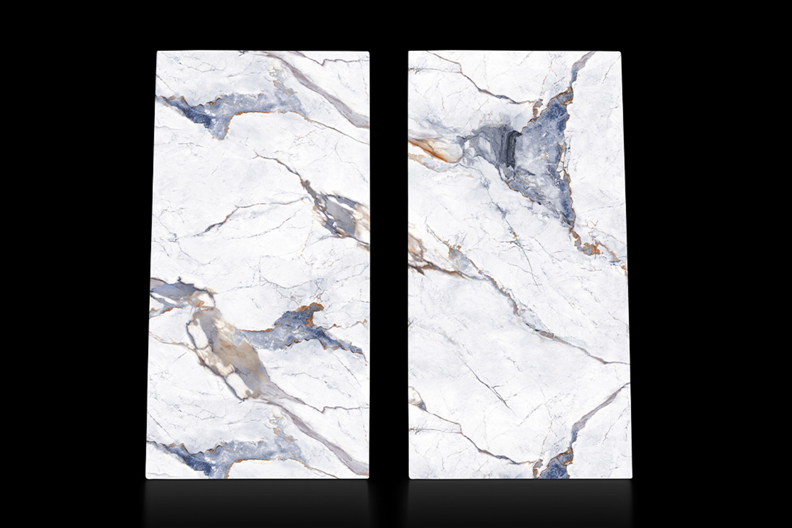 Nolte Blue Faux Marble Panel