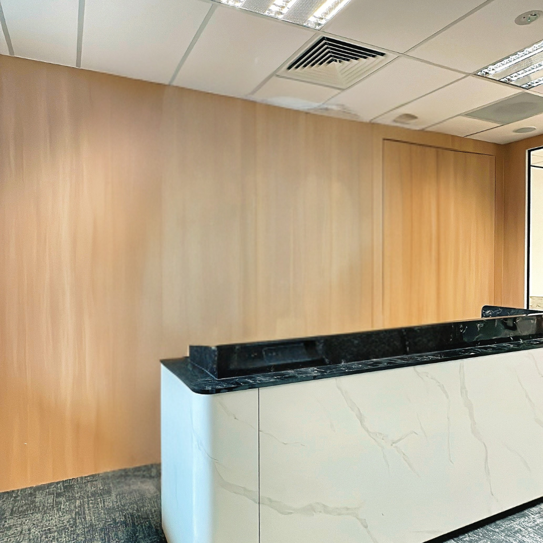 wooden paneled wall