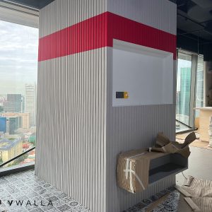 Ribbed Acoustic Panels Office Singapore